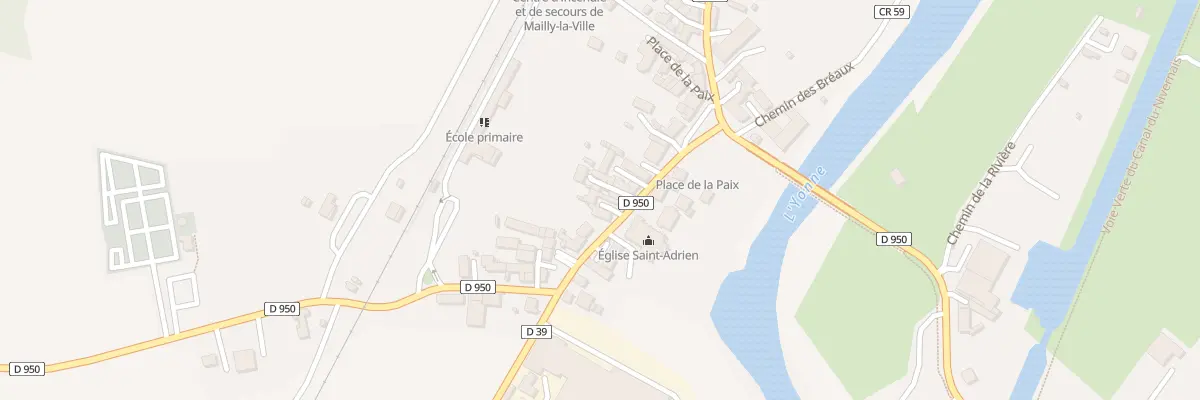 Plan du 5 Rue de l’Eglise à Mailly-la-Ville