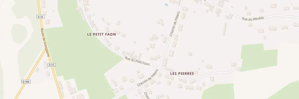 Plan du 5781 Che de Petero à Beaulon
