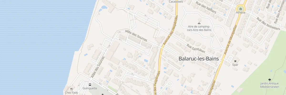 Plan du 12 All des Sources à Balaruc-les-Bains