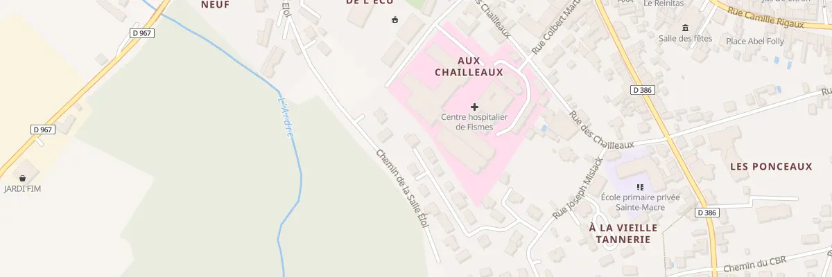 Plan du 18 Rue Victor Etienne à Fismes