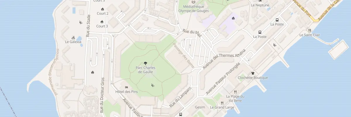 Plan du 9001 Res Les Bains à Balaruc-les-Bains