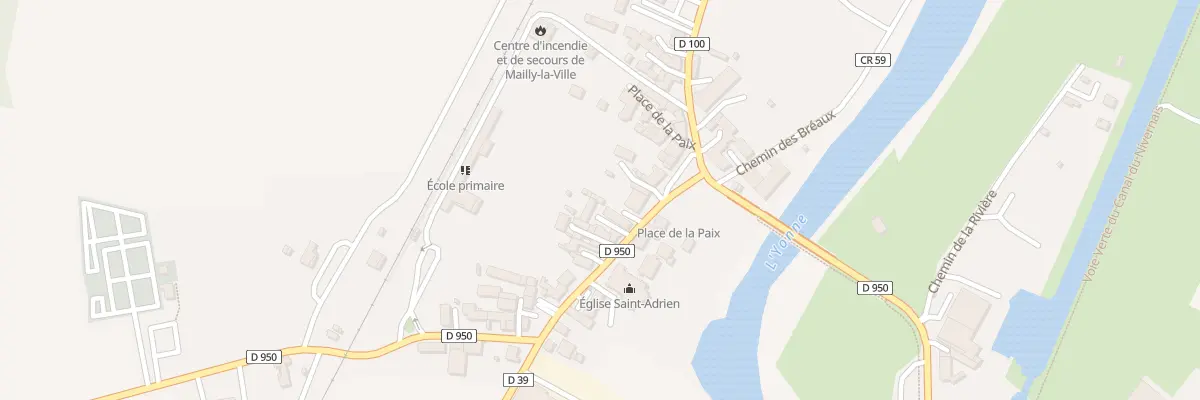 Plan du 1A Rue de l’Eglise à Mailly-la-Ville