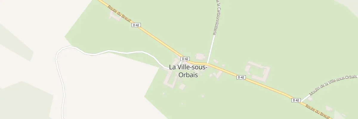 Plan du 5012 Le Village à La Ville-sous-Orbais