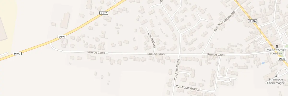 Plan du 36 Rue de Laon à Athies-sous-Laon