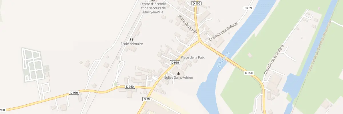 Plan du 1 Rle Champy à Mailly-la-Ville