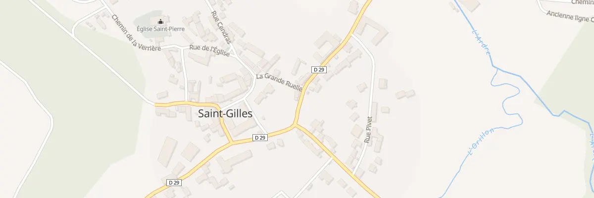 Plan du 2 Rte de Dravegny à Saint-Gilles