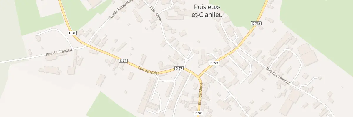 Plan du 2 Rue de Guise à Puisieux-et-Clanlieu