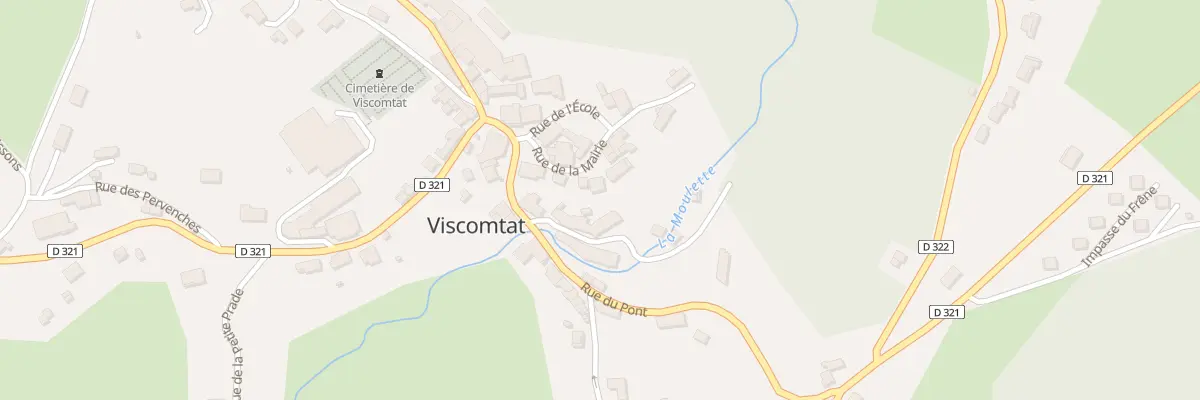Plan du 5331 Viscomtat à Viscomtat
