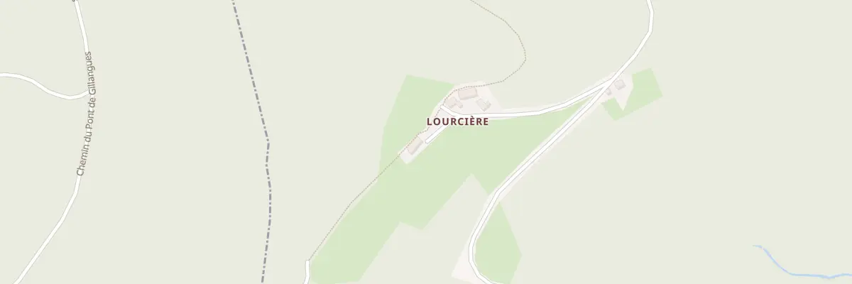 Plan du 5067 Lourcière à Thiolières