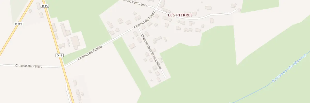 Plan du 2 Rue de la Bredouillere à Beaulon