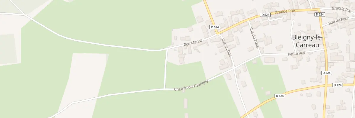 Plan du 7X Rue Menot à Bleigny-le-Carreau