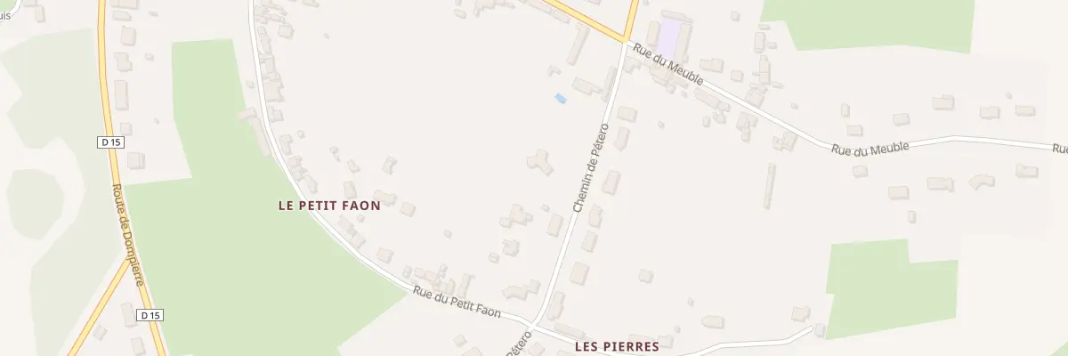 Plan du 5782 Che de Petero à Beaulon