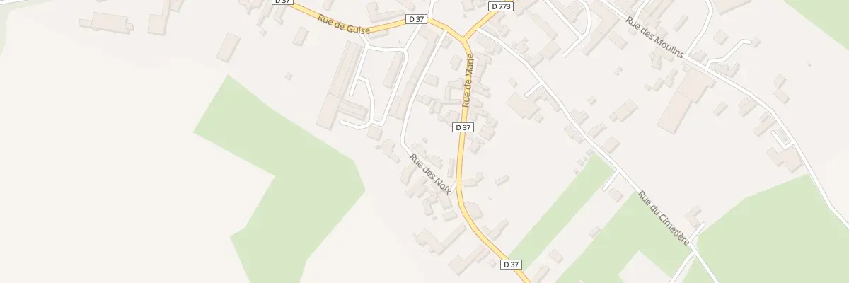 Plan du 3 Rue des Noix à Puisieux-et-Clanlieu