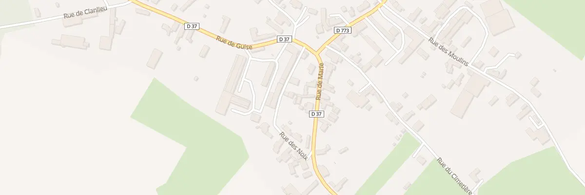 Plan du 5 Rue des Noix à Puisieux-et-Clanlieu