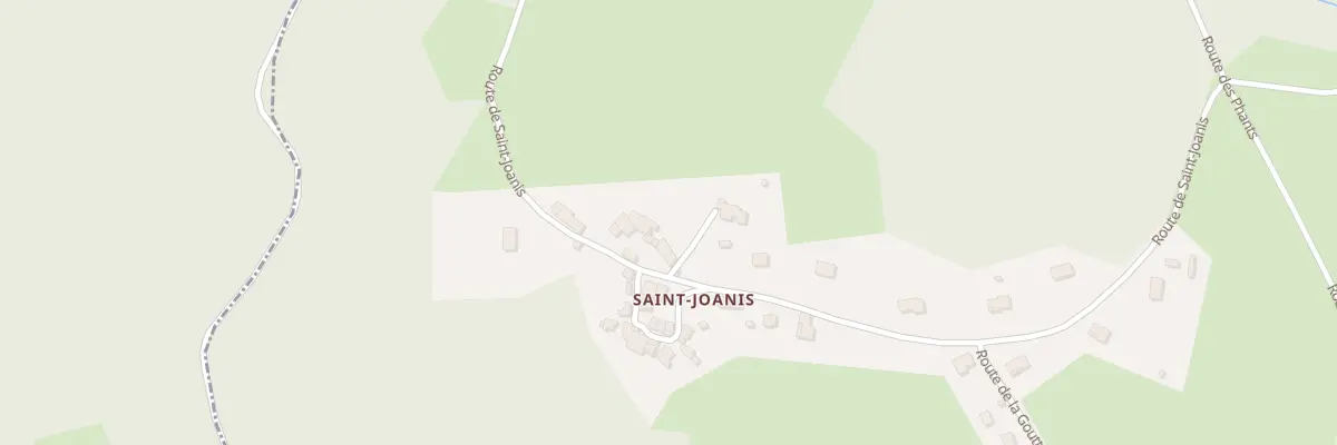 Plan du 5034 Saint Joanis à Chabreloche