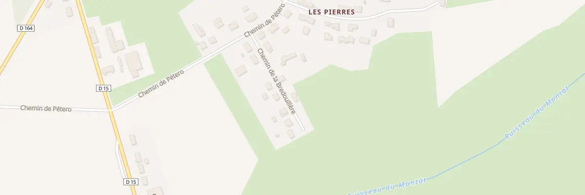 Plan du 3 Rue de la Bredouillere à Beaulon