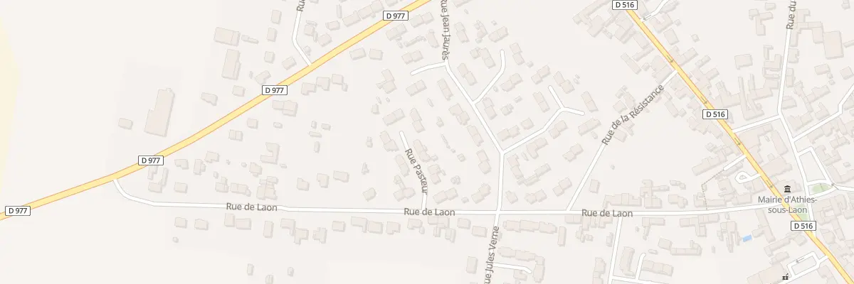 Plan du 9 Rue Pasteur à Athies-sous-Laon