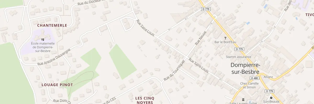 Plan du 265 Rue Saint Louis à Dompierre-sur-Besbre