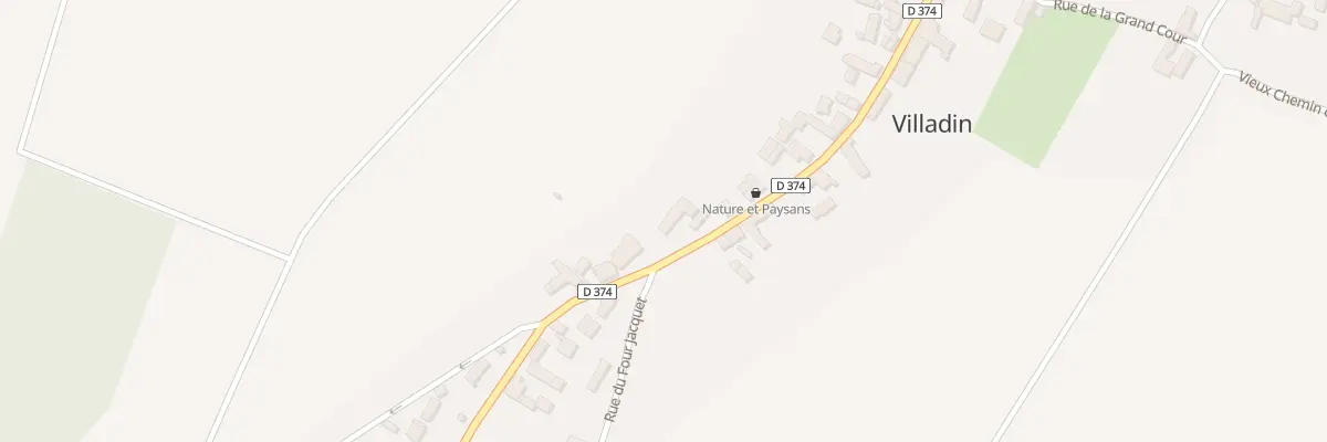 Plan du 38 Gr Grande Rue à Villadin