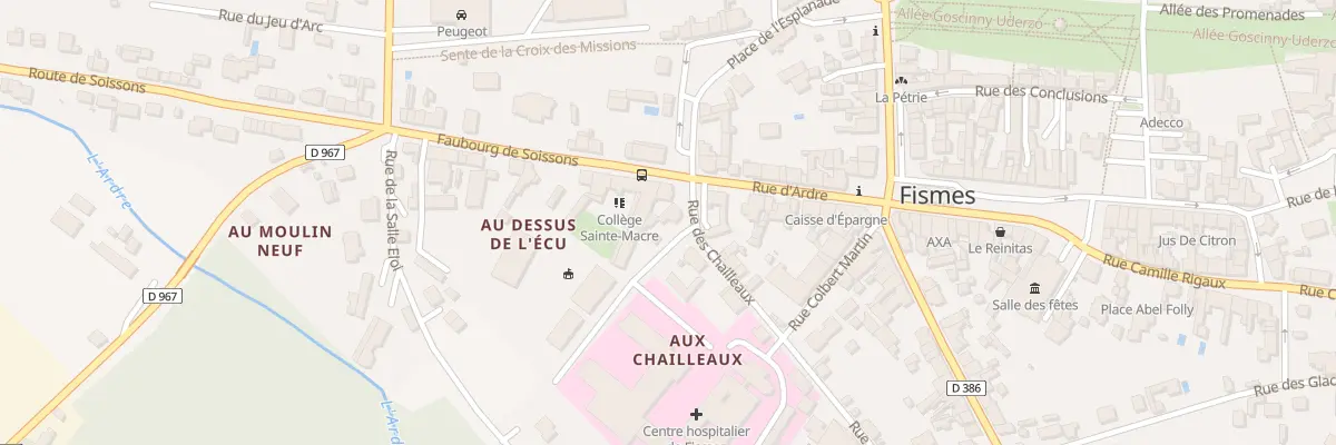 Plan du 4 Rue des Chailleaux à Fismes