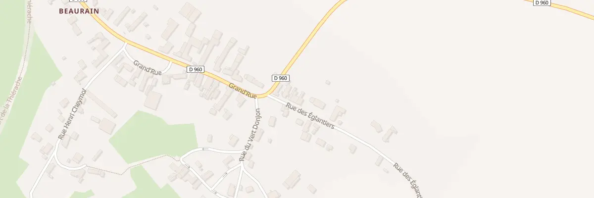 Plan du 6 Rue des Eglantiers à Flavigny-le-Grand-et-Beaurain
