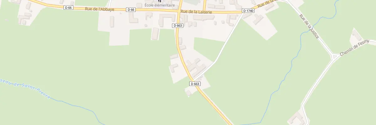 Plan du 7 Rue du Poncelet à Fesmy-le-Sart