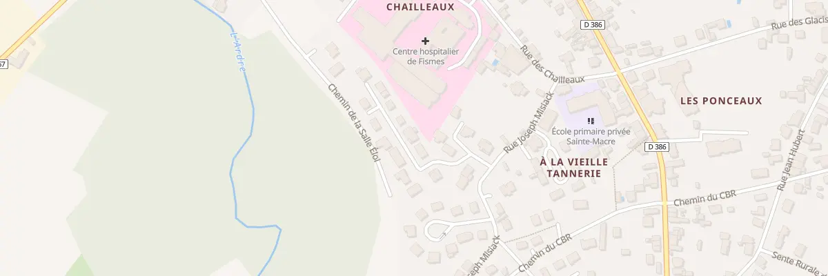Plan du 10 Rue Victor Etienne à Fismes