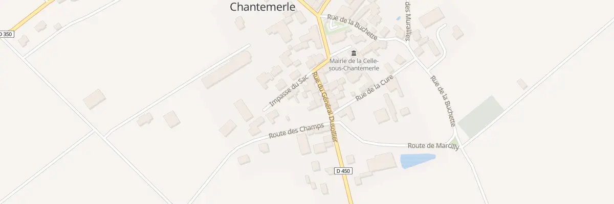 Plan du 6 Rue du General Dusollier à La Celle-sous-Chantemerle
