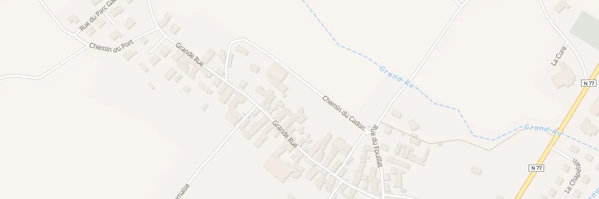 Plan du 40 Gr Grande Rue à Montigny-la-Resle