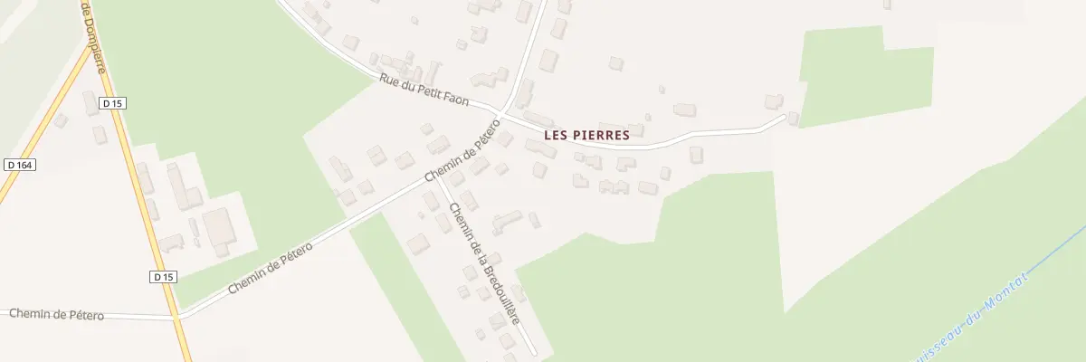 Plan du 18 Imp de Petero à Beaulon