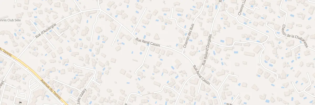 Plan du 397 Rue René Cassin à Sète