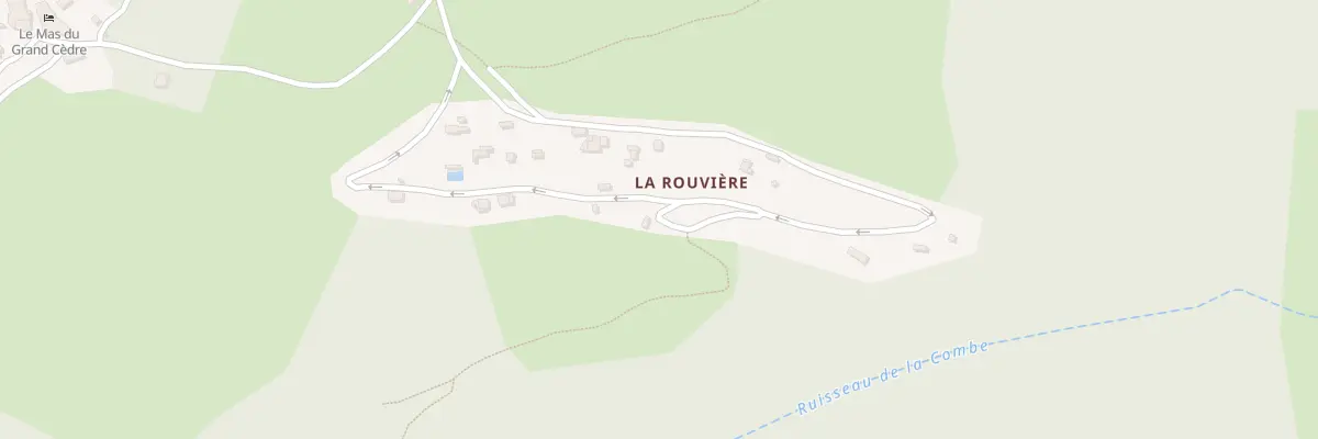 Plan du 5552F La Rouviere à Saint-Paul-et-Valmalle