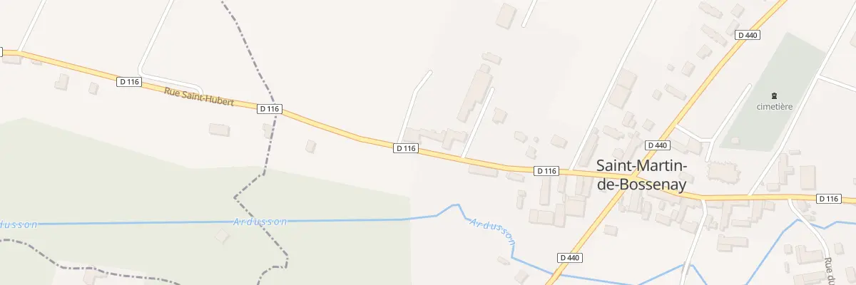 Plan du 18 Rue de l’Ardusson à Saint-Martin-de-Bossenay