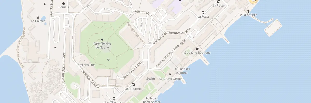 Plan du 13 Av des Thermes Athéna à Balaruc-les-Bains