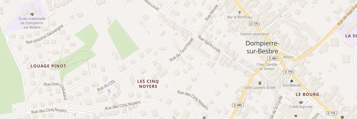 Plan du 75 Rue du Tourniquet à Dompierre-sur-Besbre