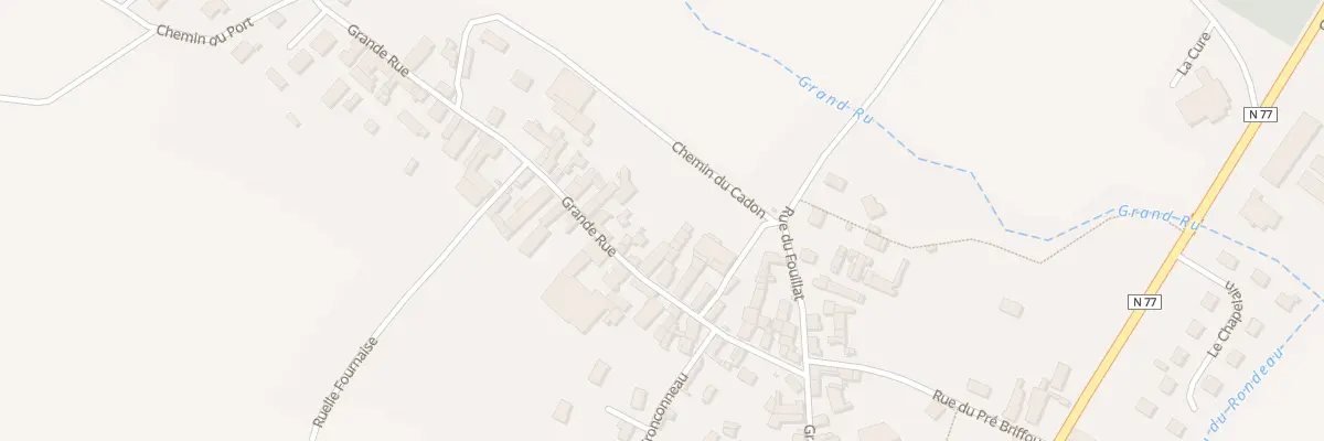 Plan du 34 Gr Grande Rue à Montigny-la-Resle