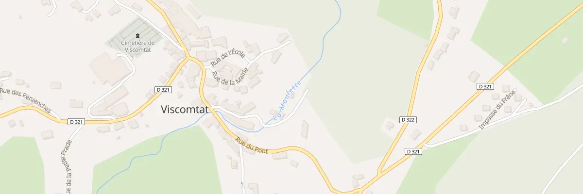 Plan du 5338 Viscomtat à Viscomtat