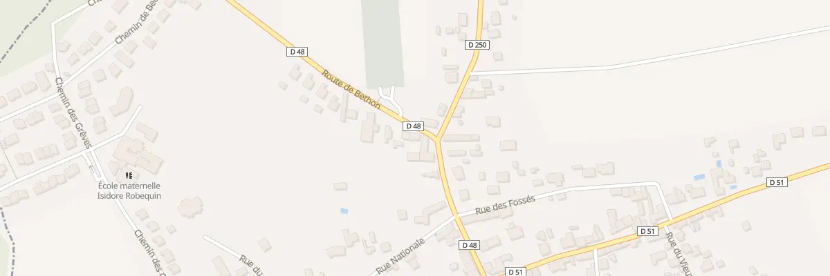 Plan du 1 Rte de Bethon à Conflans-sur-Seine