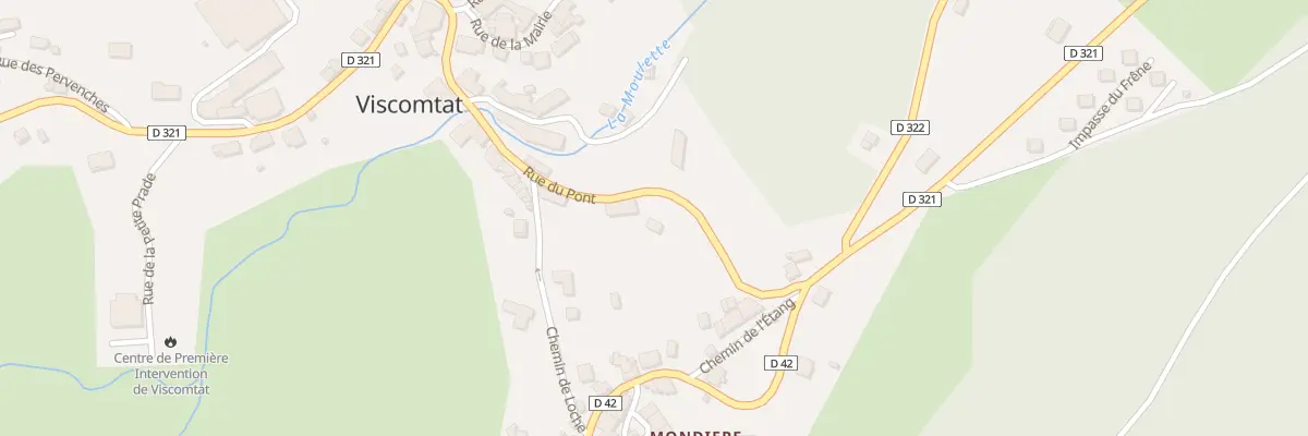 Plan du 5343 Viscomtat à Viscomtat