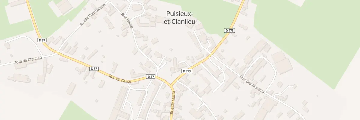 Plan du 3 Rue de la Gare à Puisieux-et-Clanlieu
