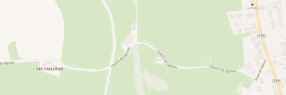 Plan du 419 Che de Vigneau à Cronat