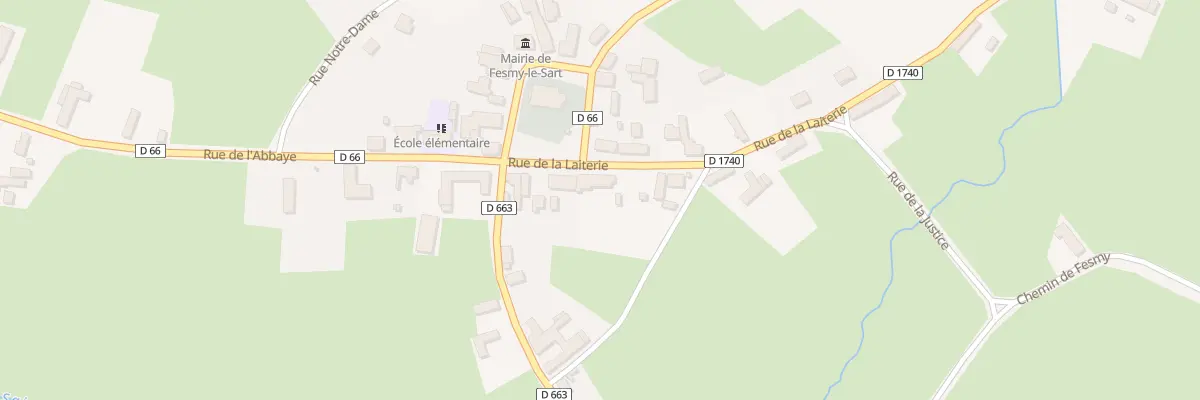 Plan du 4 Rue de la Laiterie à Fesmy-le-Sart