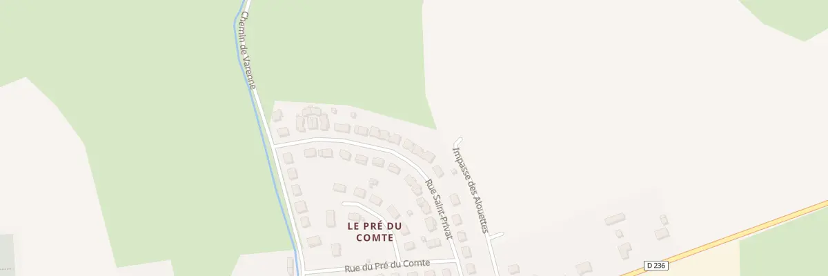 Plan du 12 Rue Saint Privat à Beaulon