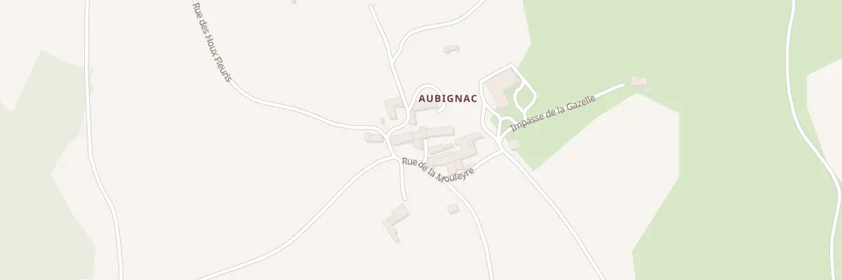 Plan du 5154 Aubignac à Monlet