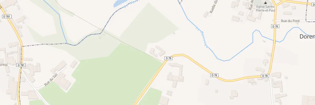 Plan du 6 Rue du Marais à Dorengt
