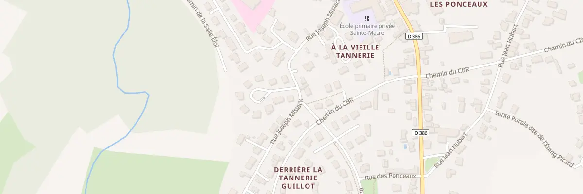 Plan du 1 Rue de la Tannerie à Fismes