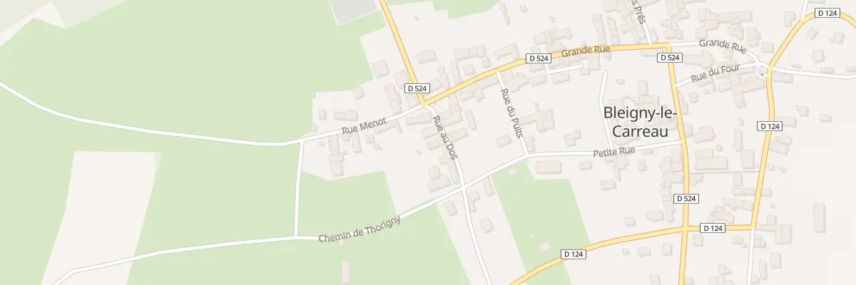Plan du 4 Rue au Dos à Bleigny-le-Carreau