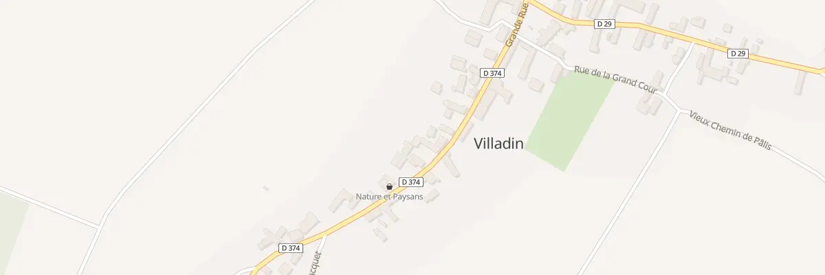 Plan du 30 Gr Grande Rue à Villadin