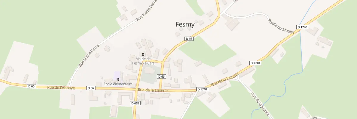Plan du 4 Rue d’En Haut à Fesmy-le-Sart
