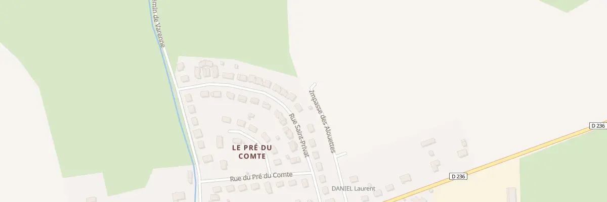 Plan du 6T Rue Saint Privat à Beaulon